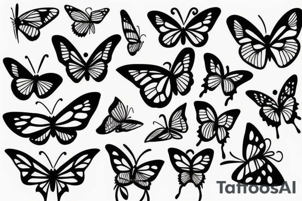 butterfly tattoo idea