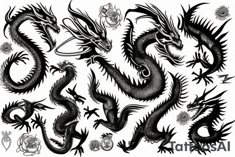 dragon tattoo idea