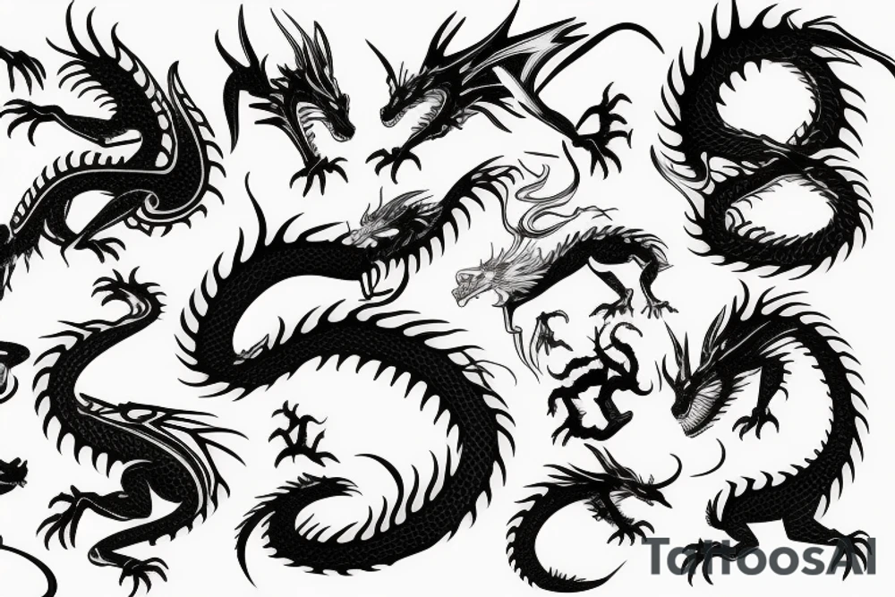 dragon tattoo idea