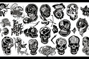 Blackout tattoo idea
