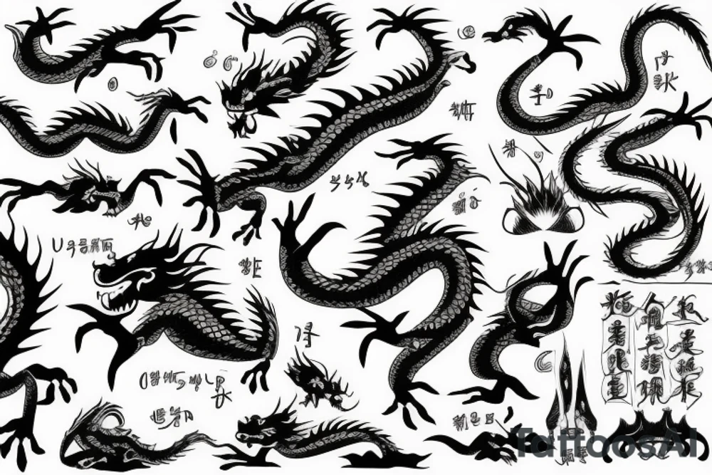 dragon tattoo idea