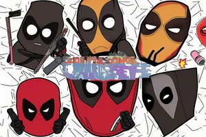 Colour kenny southpark roulette the mask Deadpool tattoo idea