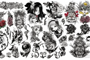 Seven deadly sins tattoo idea