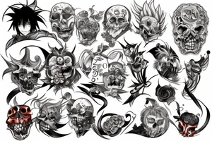 Seven deadly sins tattoo idea