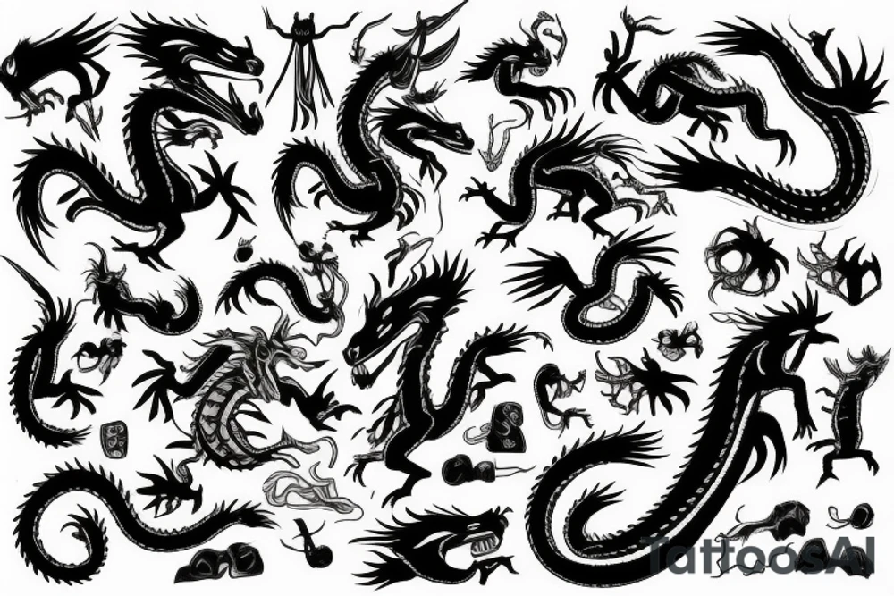 dragon tattoo idea