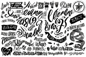 Blackout tattoo idea