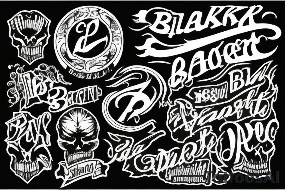 Blackout tattoo idea