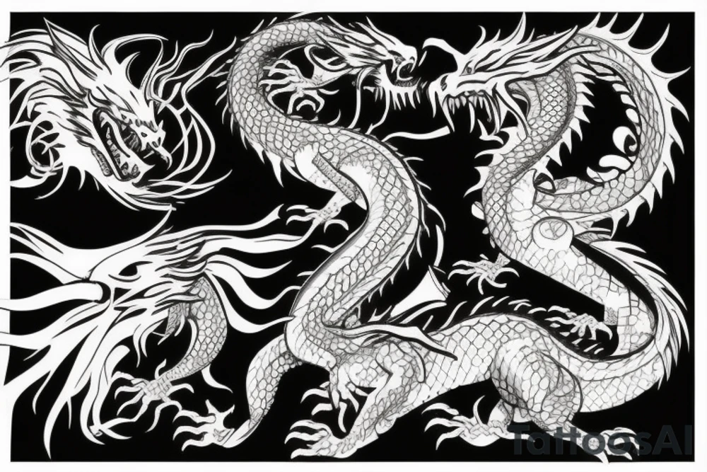 dragon tattoo idea