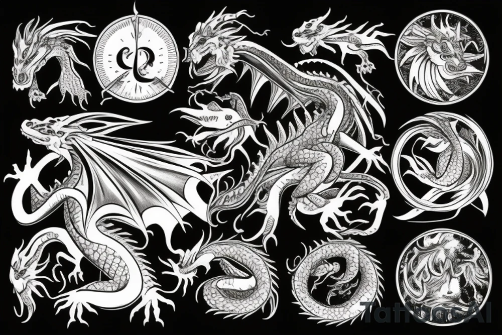 dragon tattoo idea