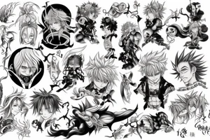 Seven deadly sins tattoo idea