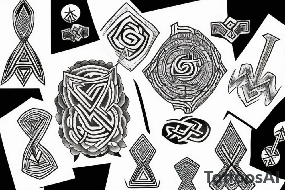 Nordic rune tattoo idea
