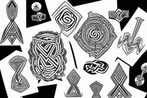 Nordic rune tattoo idea