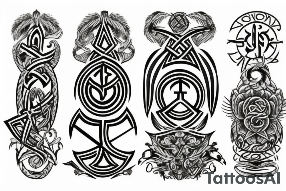 Nordic rune tattoo idea