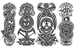 Nordic rune tattoo idea
