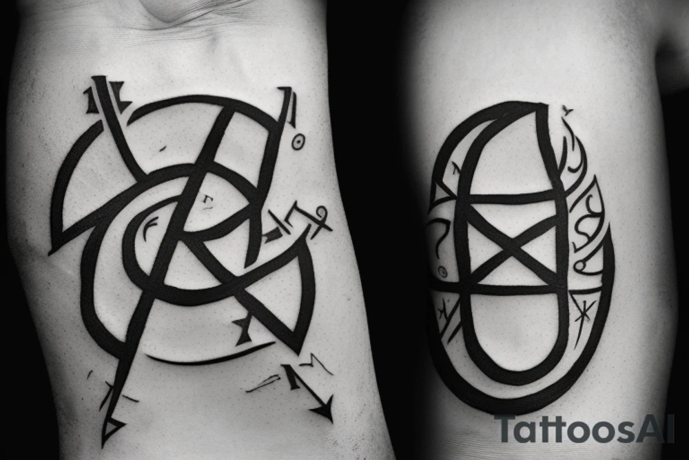 Nordic rune tattoo idea