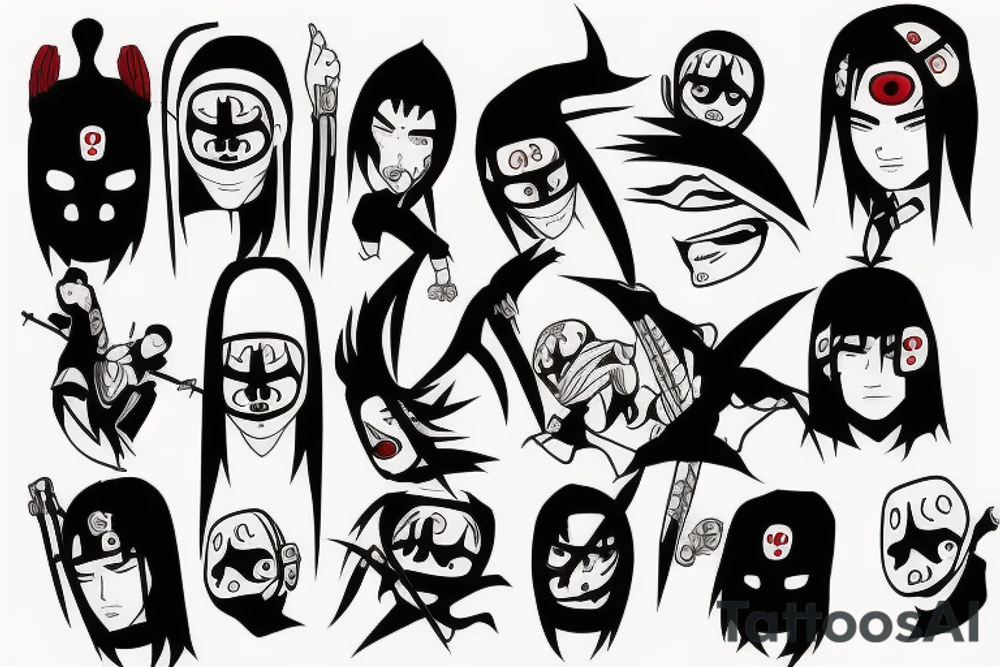 Itachi uchiha tattoo idea