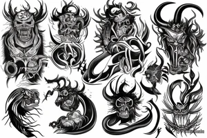 Polish demon tattoo idea