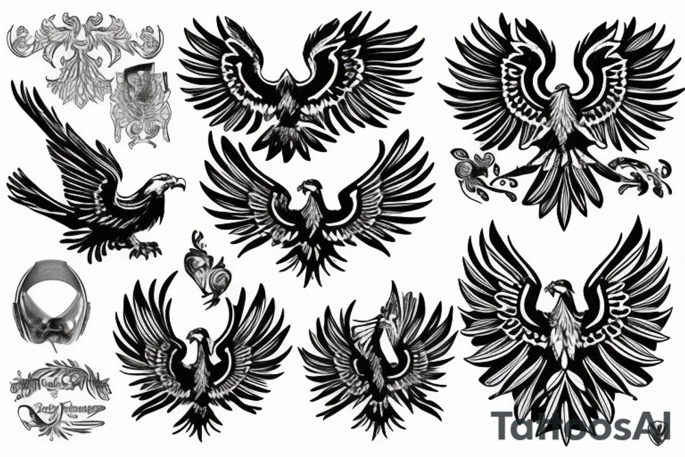 Polish eagle tattoo idea