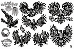 Polish eagle tattoo idea