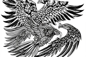 Polish eagle tattoo idea