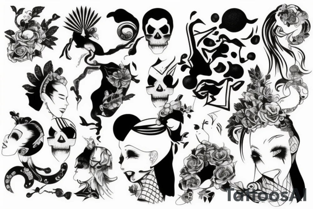 Something on neck tattoo idea