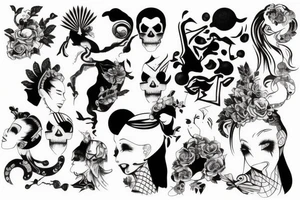 Something on neck tattoo idea
