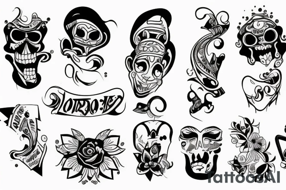 Podróże tattoo idea