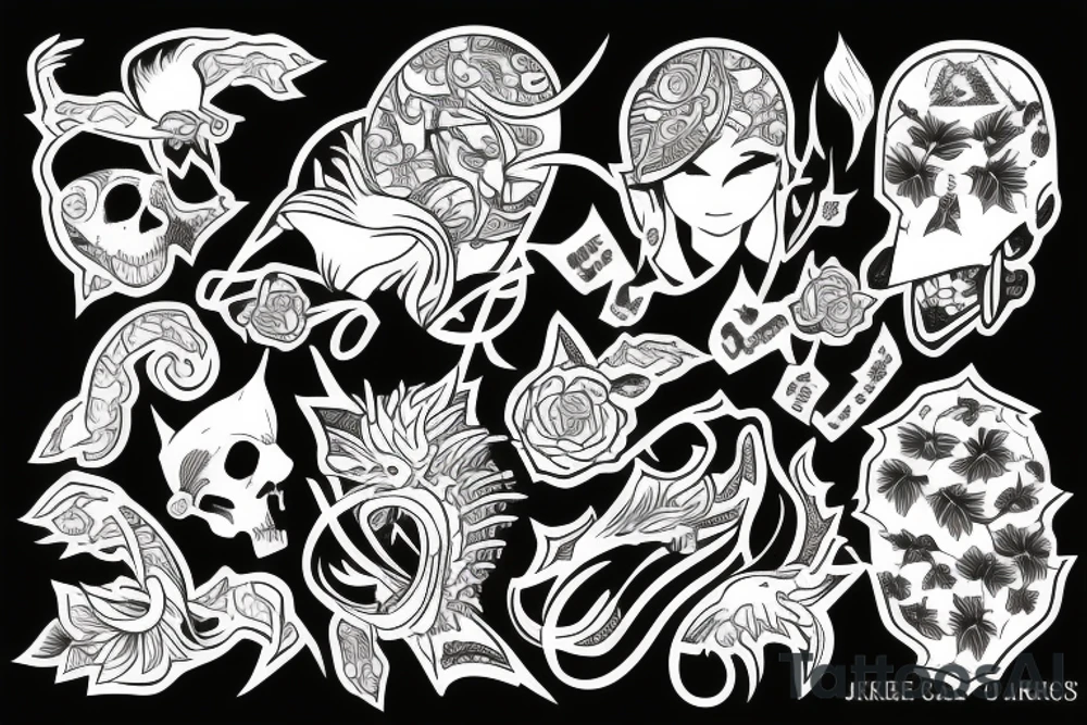 Agressive tattoo idea