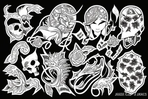 Agressive tattoo idea