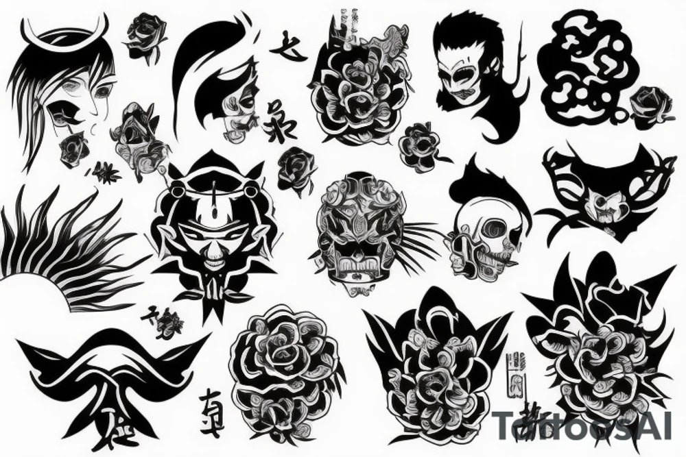 Agressive tattoo idea