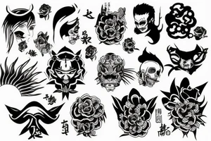 Agressive tattoo idea