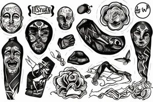 Sisyphean work tattoo idea