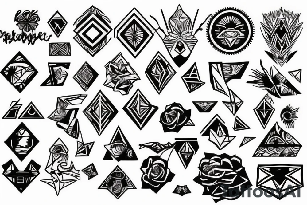 Aggressive tattoo idea
