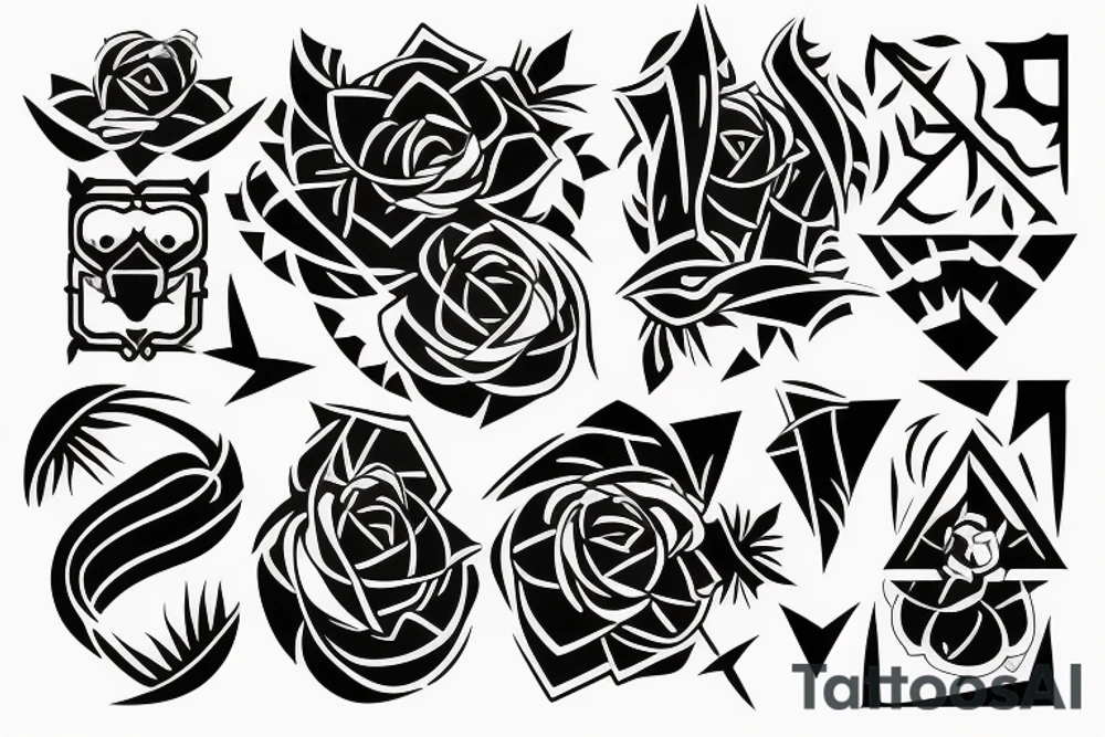 Aggressive tattoo idea