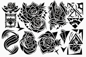 Aggressive tattoo idea