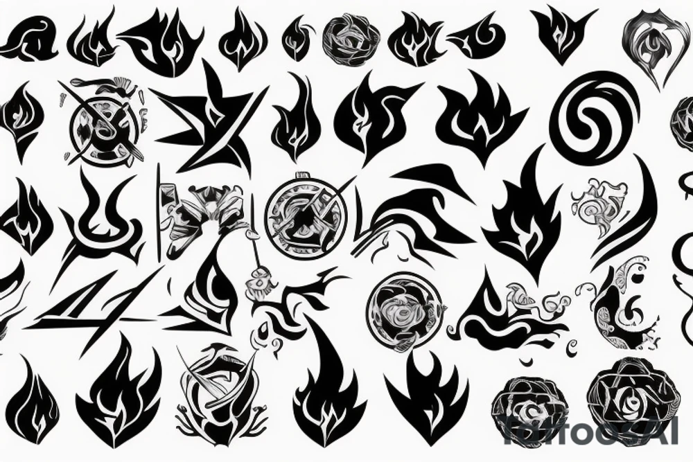 Fire fire tattoo idea