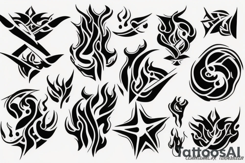 Fire fire tattoo idea