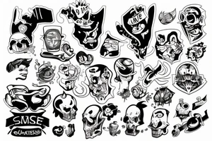 Two side success tattoo idea