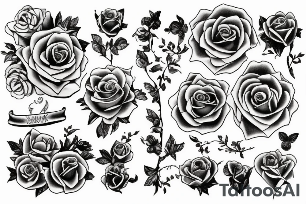 Romantic tattoo idea