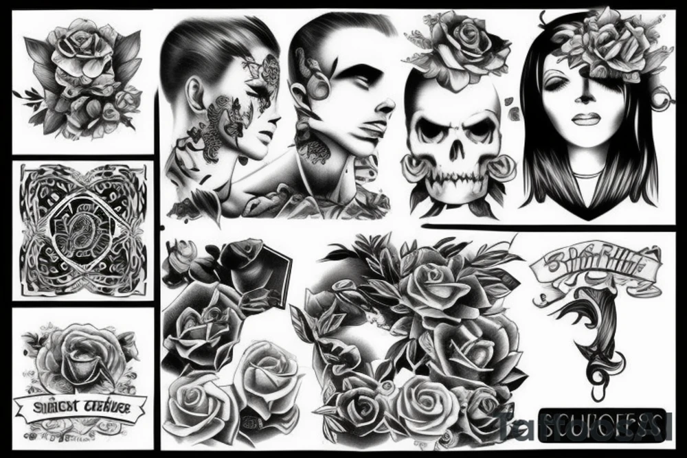 Two side success tattoo idea