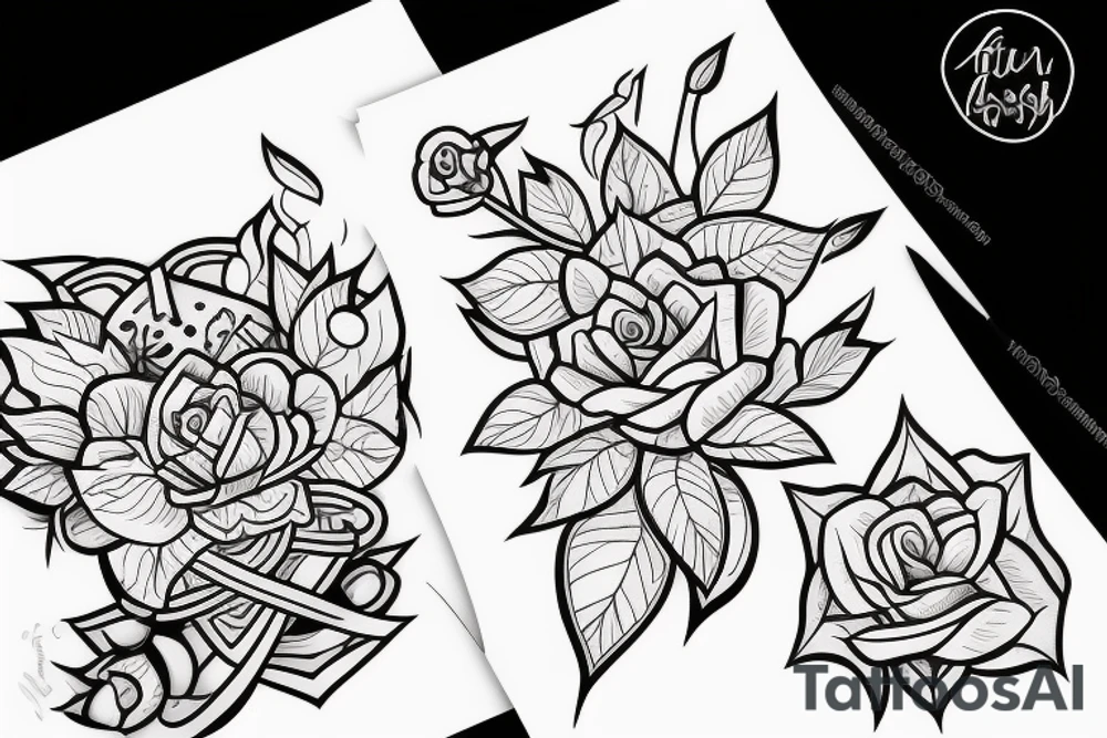 Pies łajka zachodniosyberyjska tattoo idea