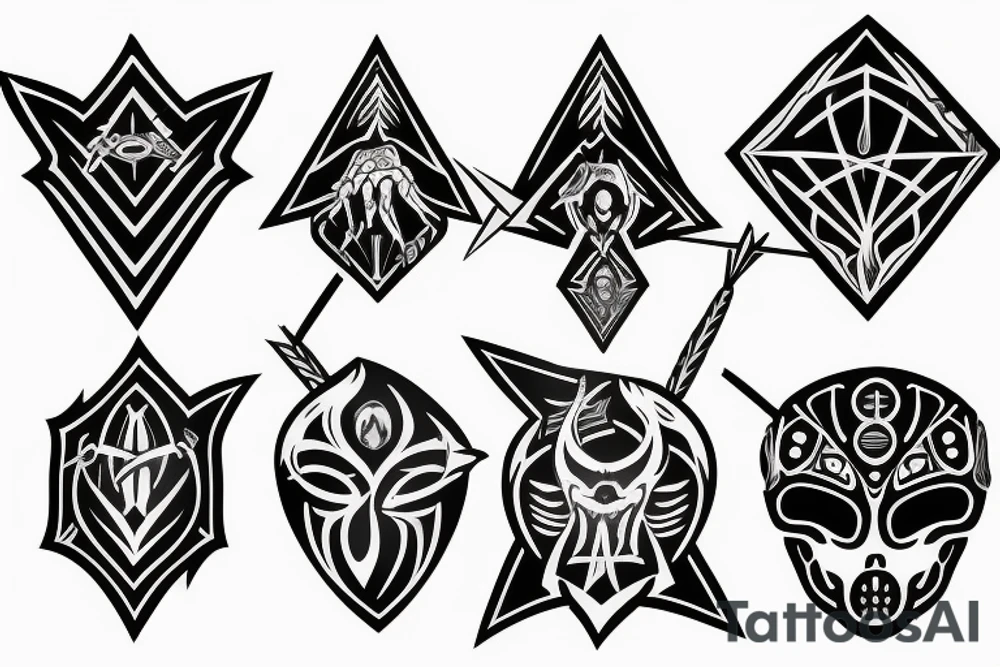 Three arrows tattoo idea