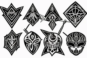 Three arrows tattoo idea