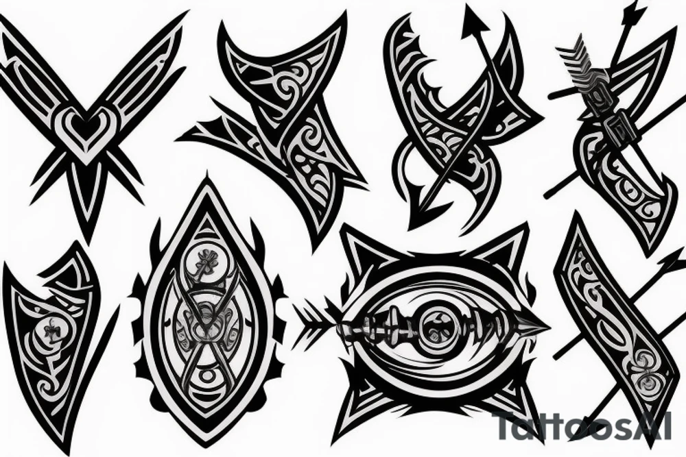 Three arrows tattoo idea