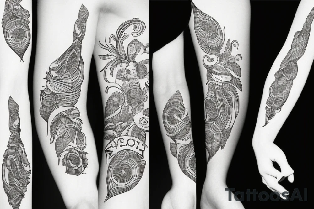 Śmierć tattoo idea