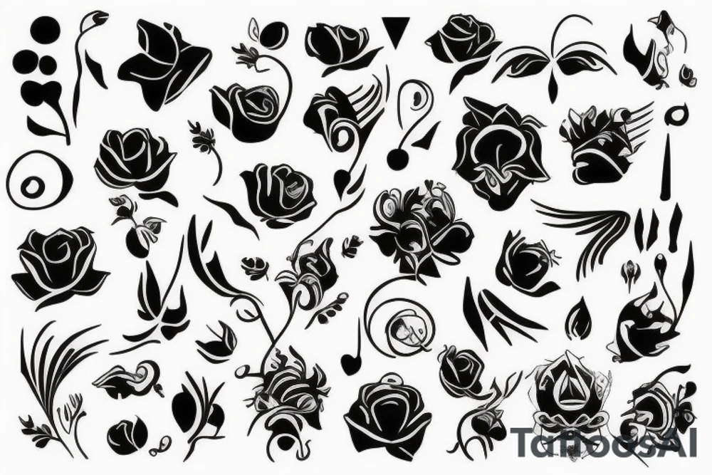 Śmierć tattoo idea