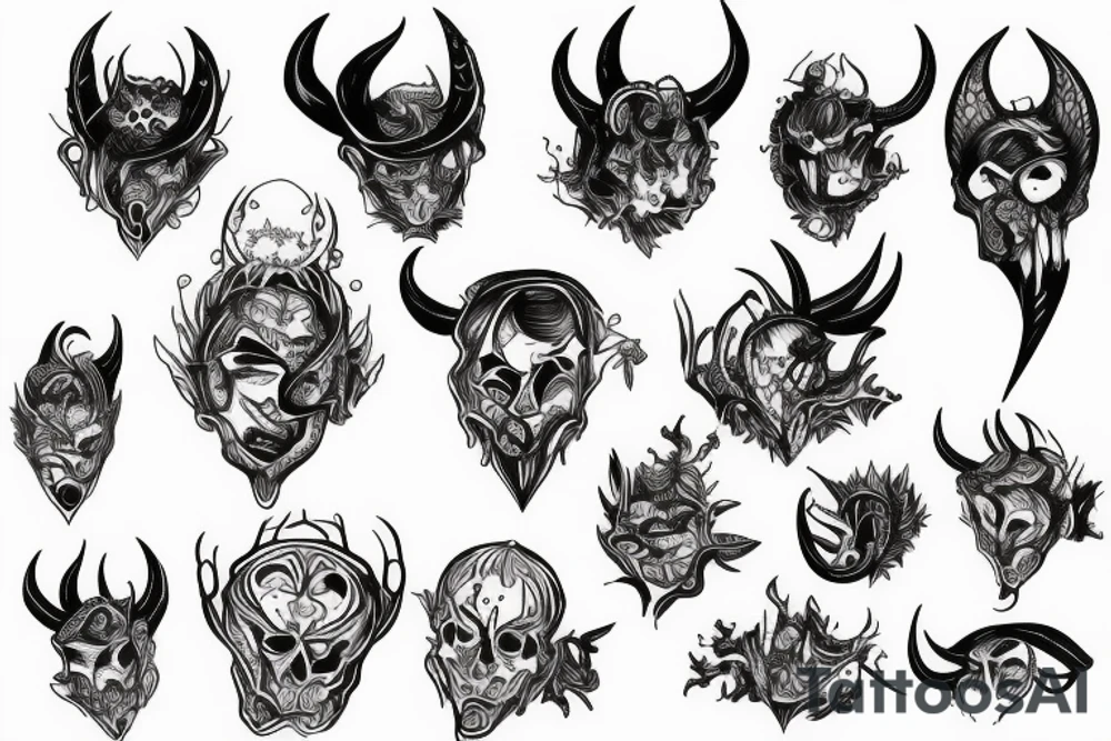 Devil Asta tattoo idea