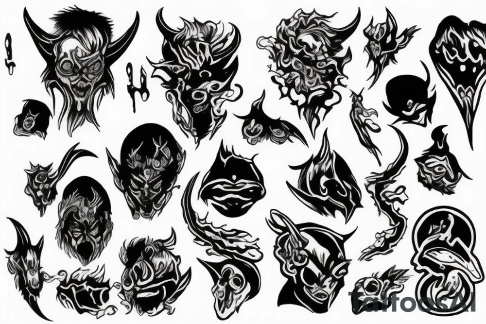 Devil Asta tattoo idea