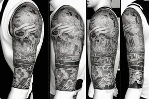 Two side money tattoo idea