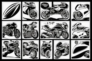 Real, motorcycle, sport, cars, football tattoo idea